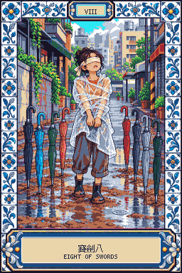 寶劍八:雨後的巷子裡滿是泥巴和水窪